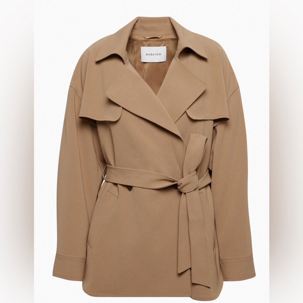 Aritzia Babaton Capital Trench in Saville | Size Small | Short Trench Coat